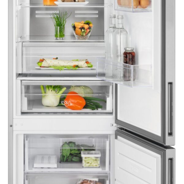 Chłodziarko-zamrażarka z dolnym zamrażalnikiem seria 700 Electrolux LNT7ME34X2