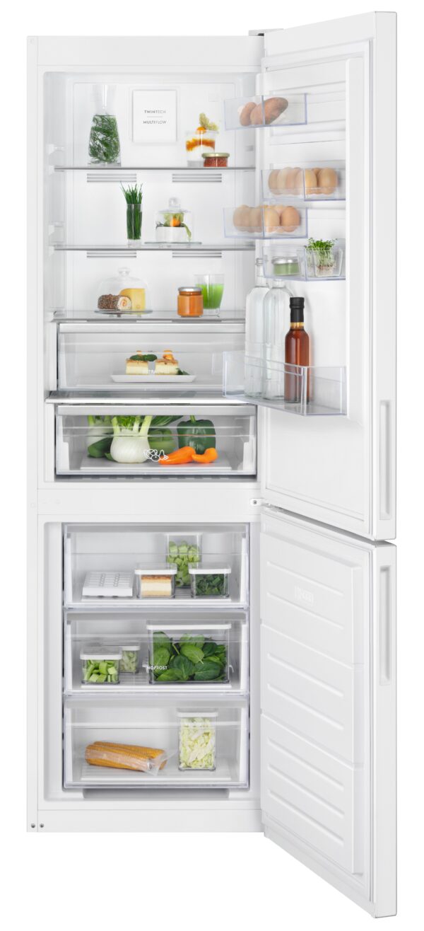 Chłodziarko-zamrażarka z dolnym zamrażalnikiem seria 600 Electrolux LNC7ME32W2
