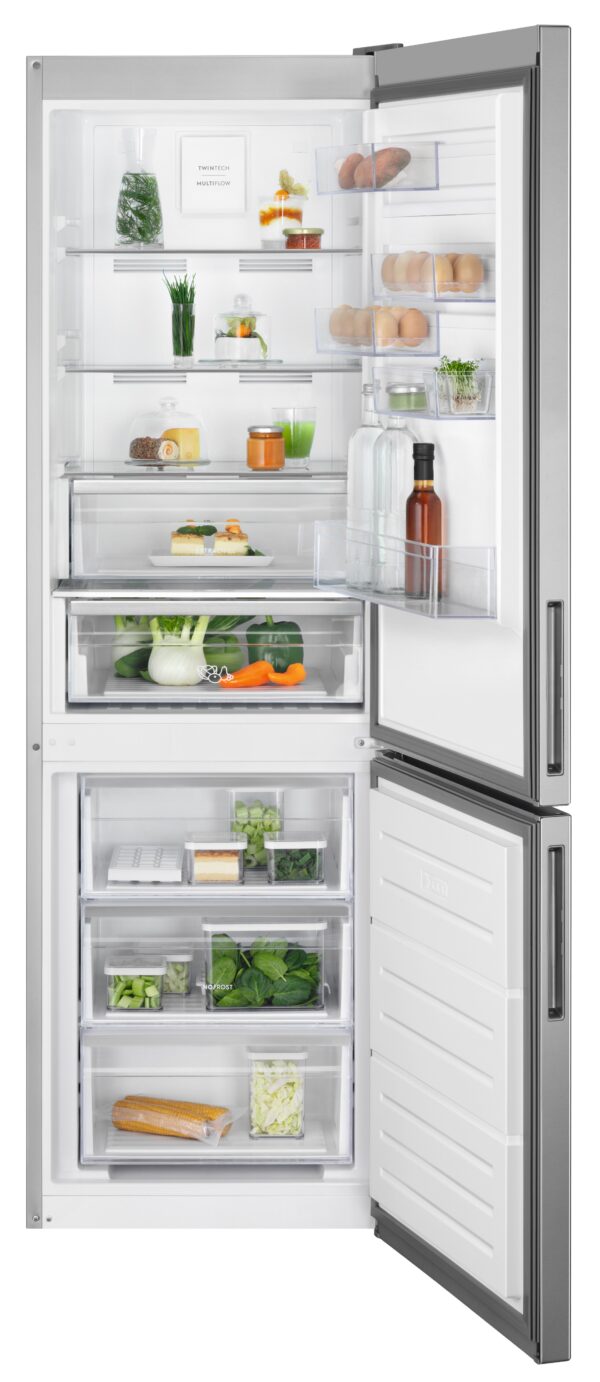 Chłodziarko-zamrażarka z dolnym zamrażalnikiem seria 600 Electrolux LNC7ME32X2