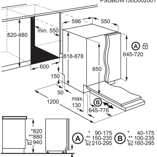 Zmywarka do zabudowy 60 cm seria 600 QuickSelect Electrolux KESD7100L