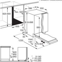 Zmywarka do zabudowy 60 cm seria 900 ComfortLift Electrolux KECA7300W
