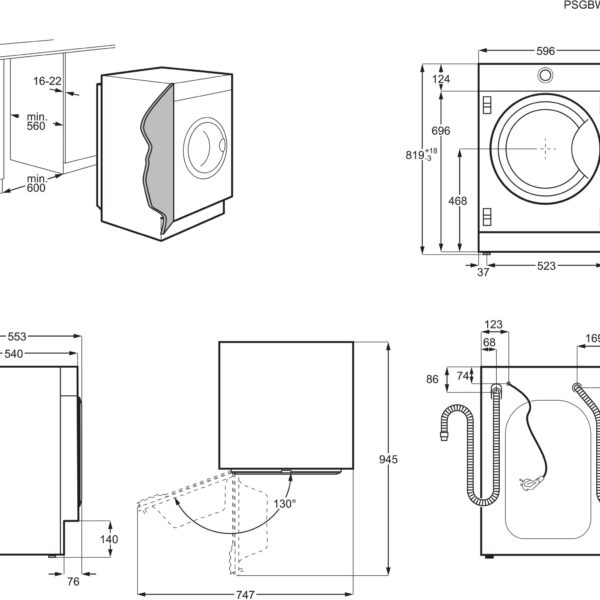 Pralka ładowana od frontu PerfectCare 700 Electrolux EW7F348SI